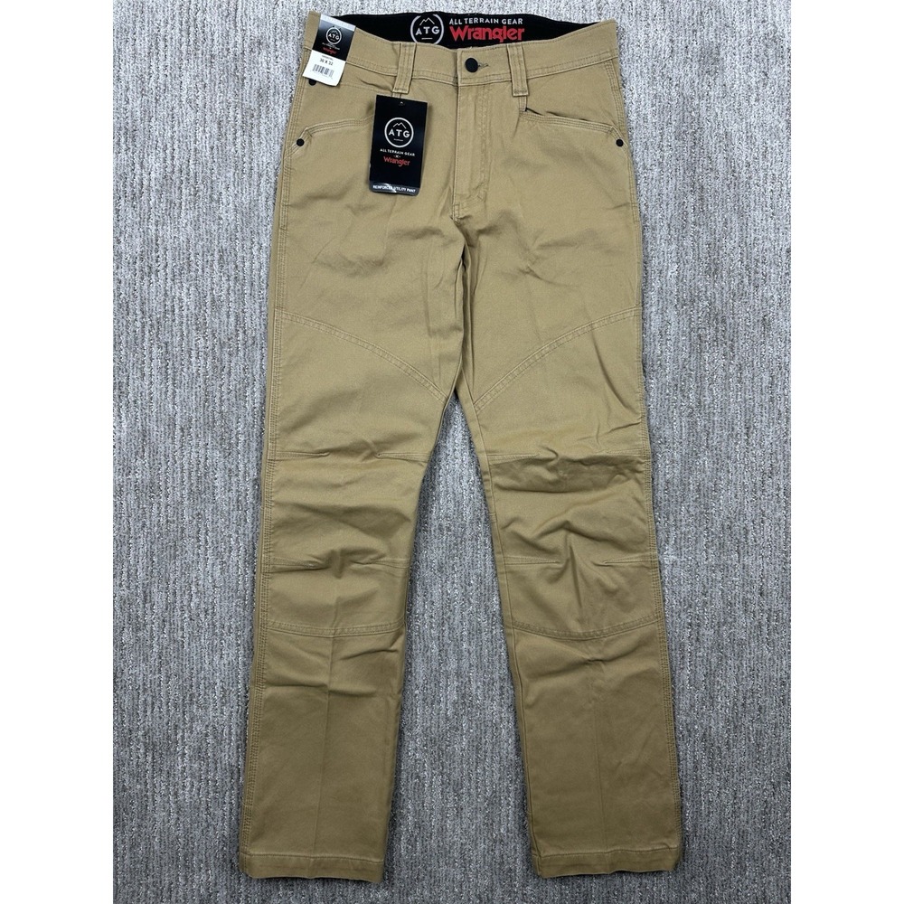 Wrangler All Terrain Gear ATG Reinforced Utility Pants Tan Men's Size 30X32